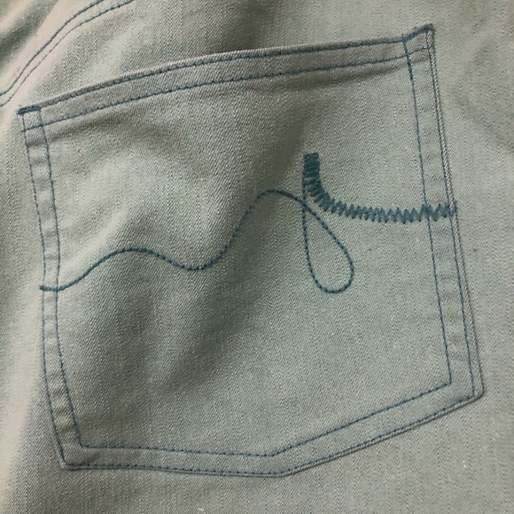 Jones Wear Jeans pastel Mint green denim skirt - Picture 3 of 9